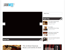 Tablet Screenshot of jamwee.com